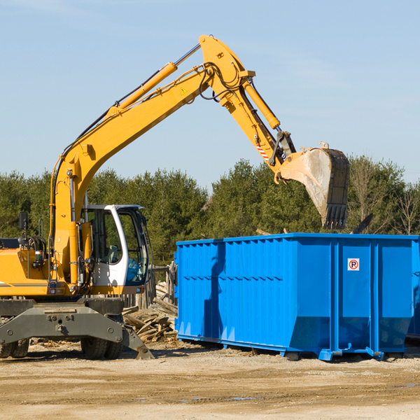 what are the rental fees for a residential dumpster in Naper NE